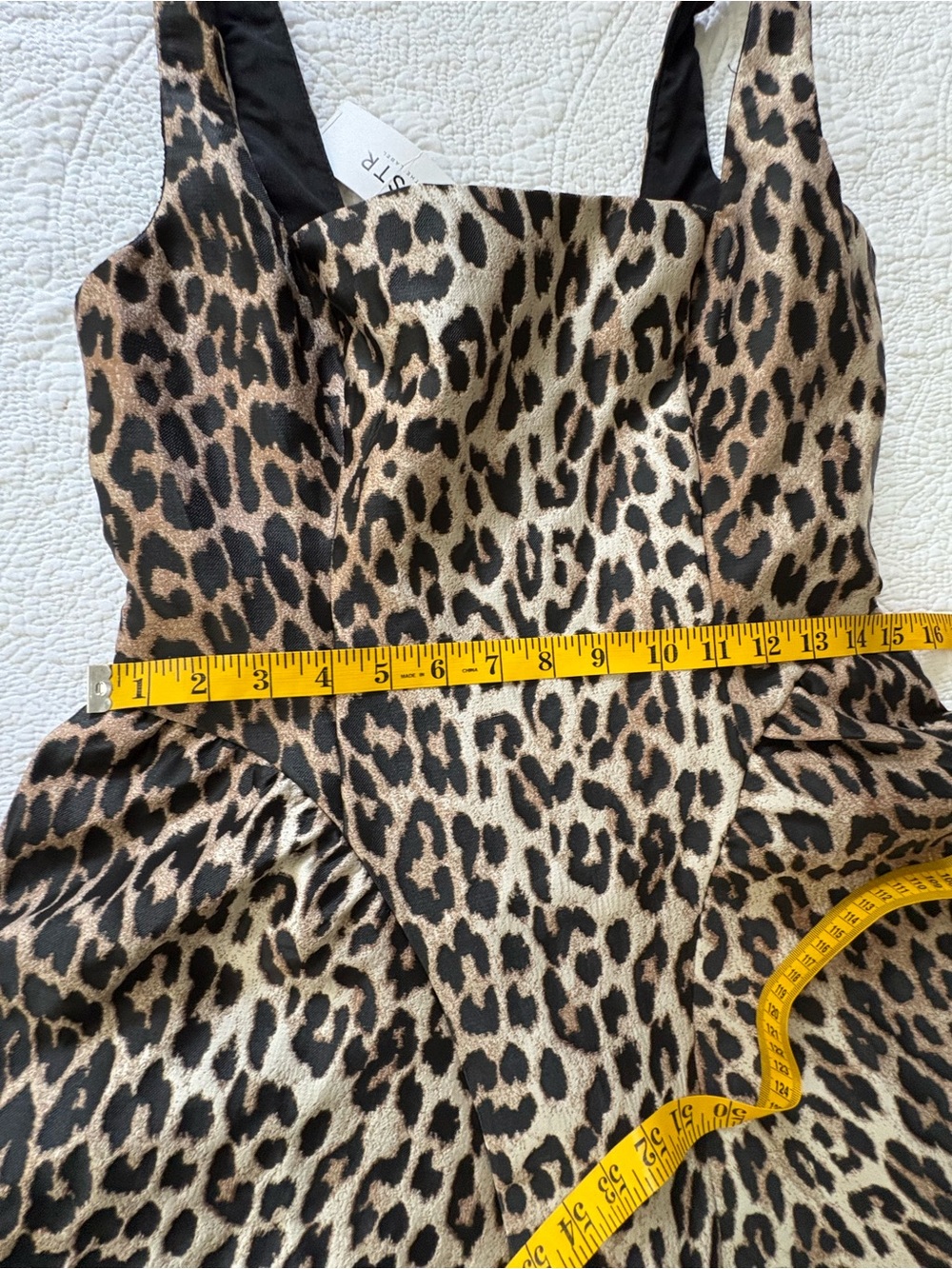 NWT Astr the Label Claudie Leopard Print Minidress Size Small. Retail 225 - Picture 15 of 16